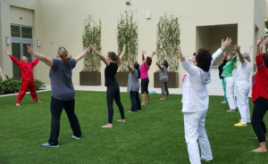 Picture Qigong Class with Instructor David J. Coon West Palm Beach FL Hilton