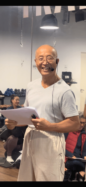 Dr. OK Gwan Kim student of Qigong Awareness, LLC shares about teaching his first Qigong Class to 40 participants!