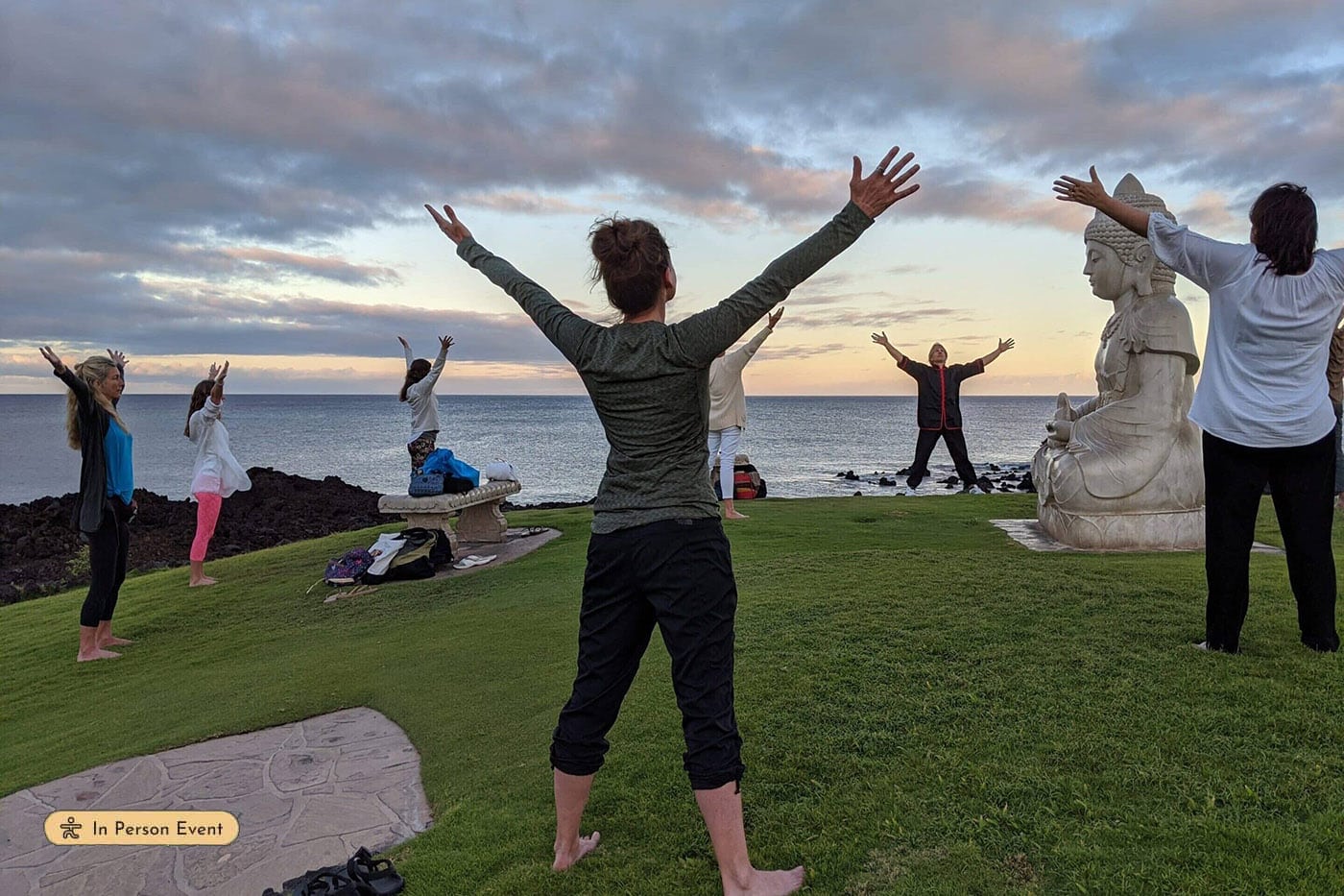 Qigong Awareness Students taking a workshop from David J. Coon in Waikoloa, Hawaii.